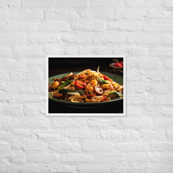 Char Kway Teow Framed poster 🤤 from Yumify.AI