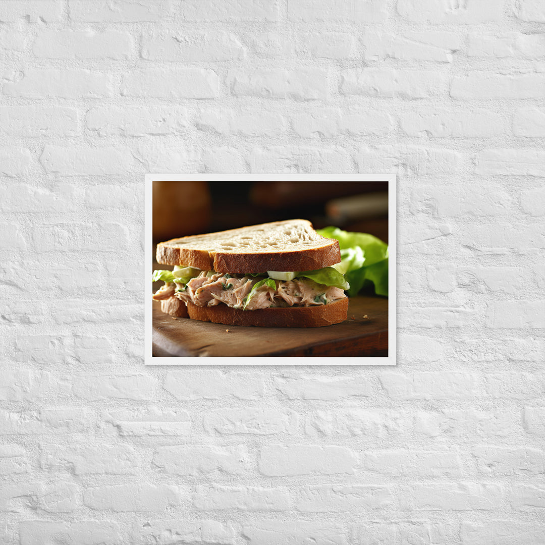 Tuna Salad Sandwich Framed poster 🤤 from Yumify.AI