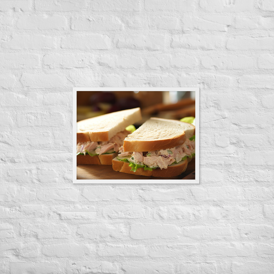 Tuna Salad Sandwich Framed poster 🤤 from Yumify.AI