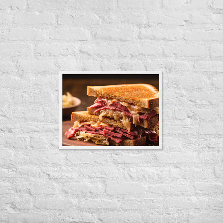 Reuben Sandwich Framed poster 🤤 from Yumify.AI