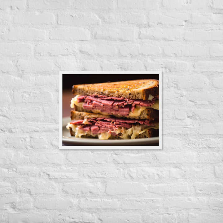 Reuben Sandwich Framed poster 🤤 from Yumify.AI