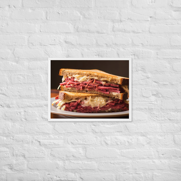 Reuben Sandwich Framed poster 🤤 from Yumify.AI