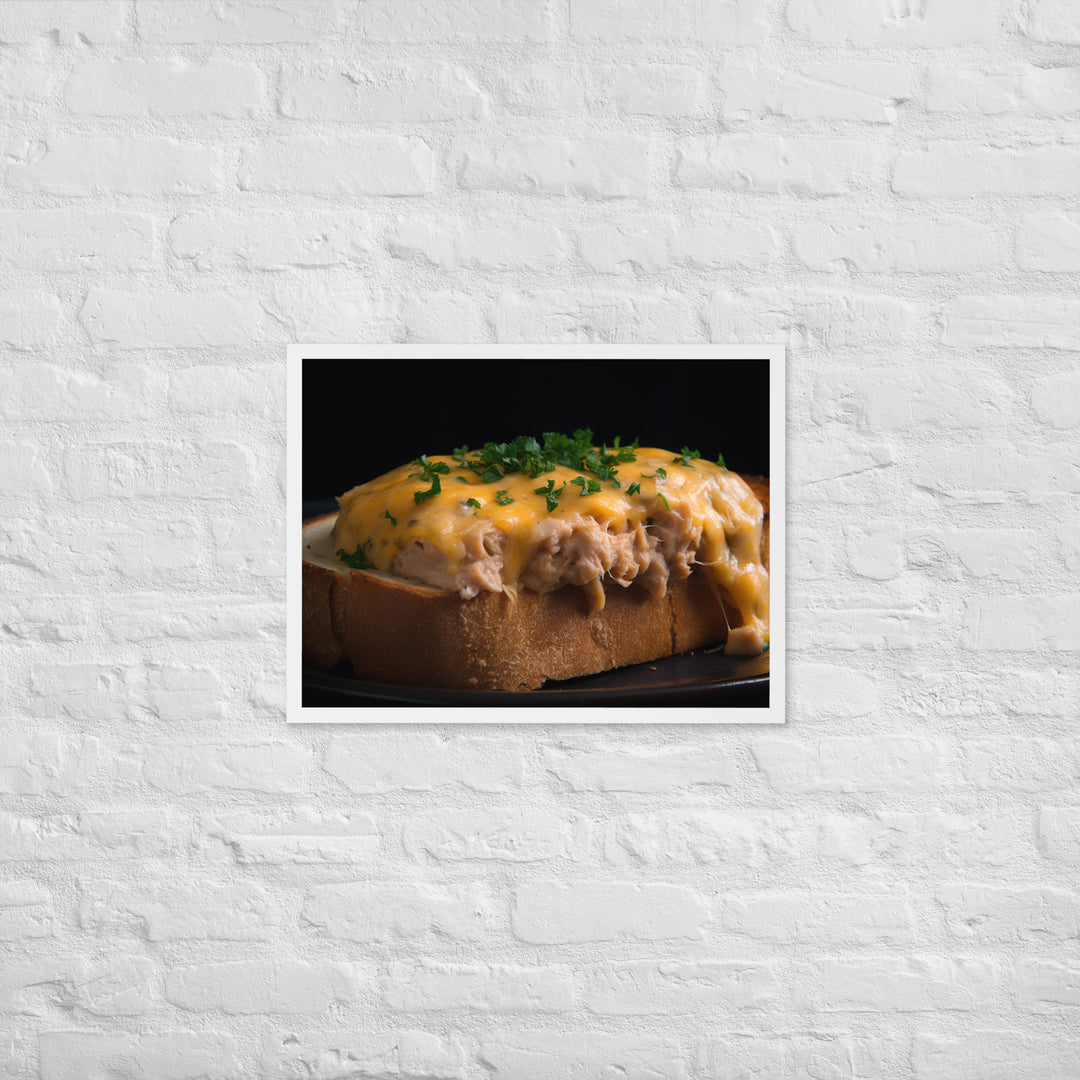 Toasty Tuna Melt Framed poster 🤤 from Yumify.AI