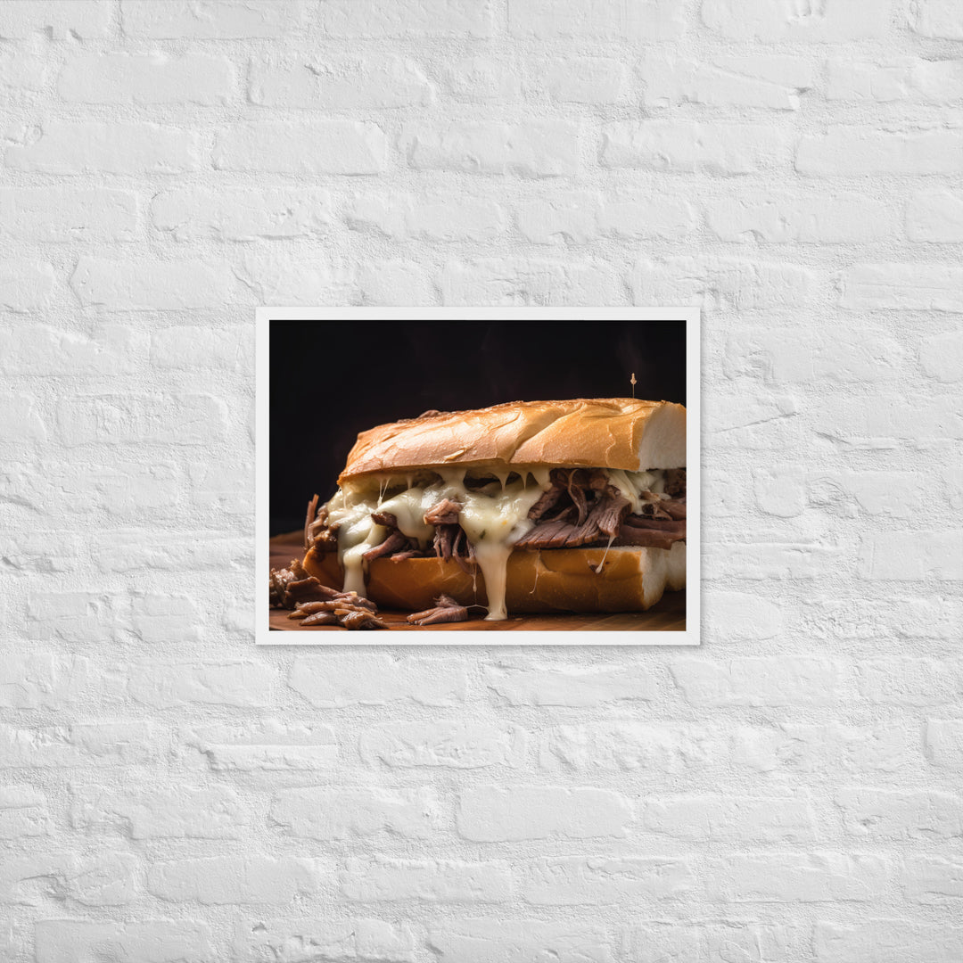 Classic French Dip Sandwich Framed poster 🤤 from Yumify.AI