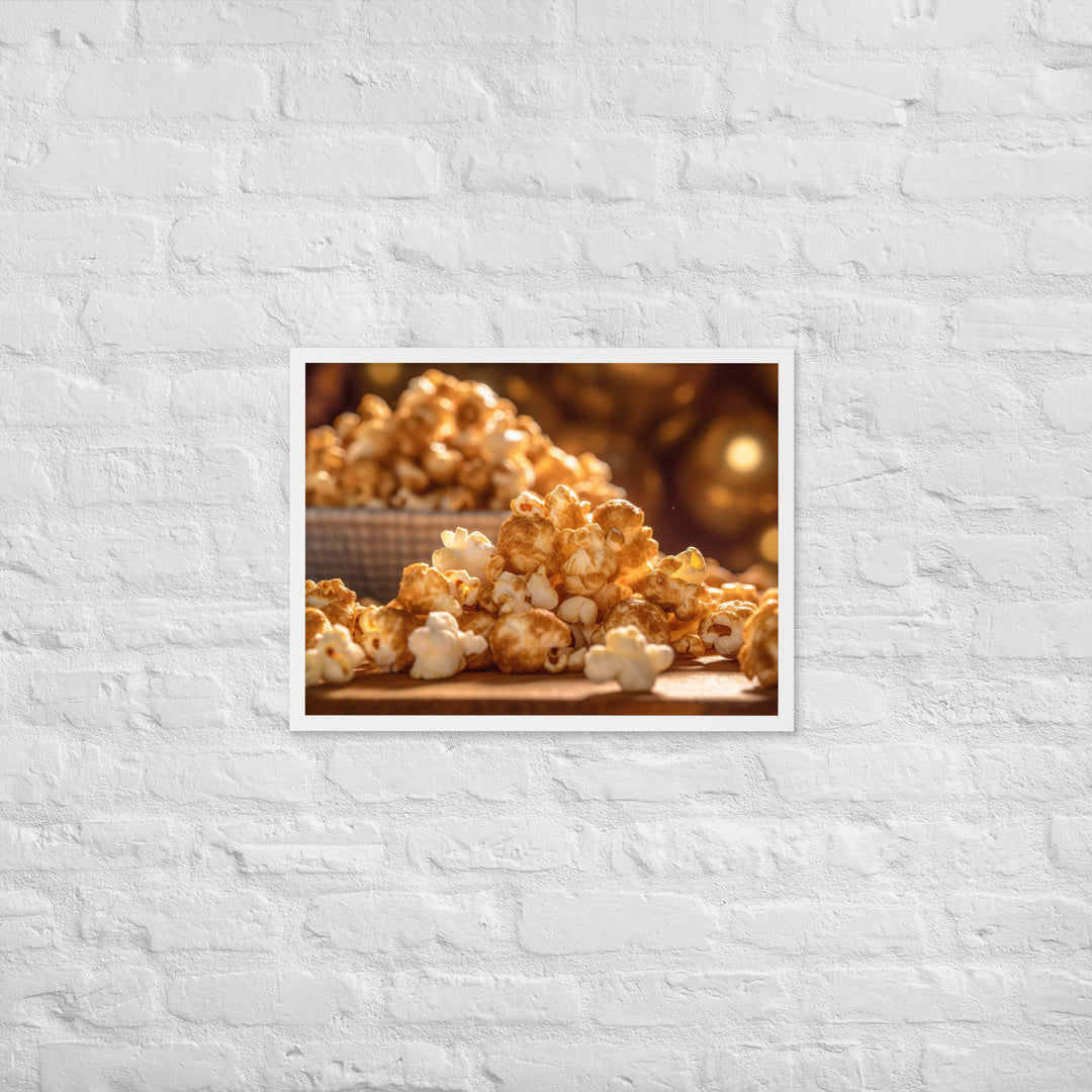 Cinnamon Sugar Popcorn Framed poster 🤤 from Yumify.AI