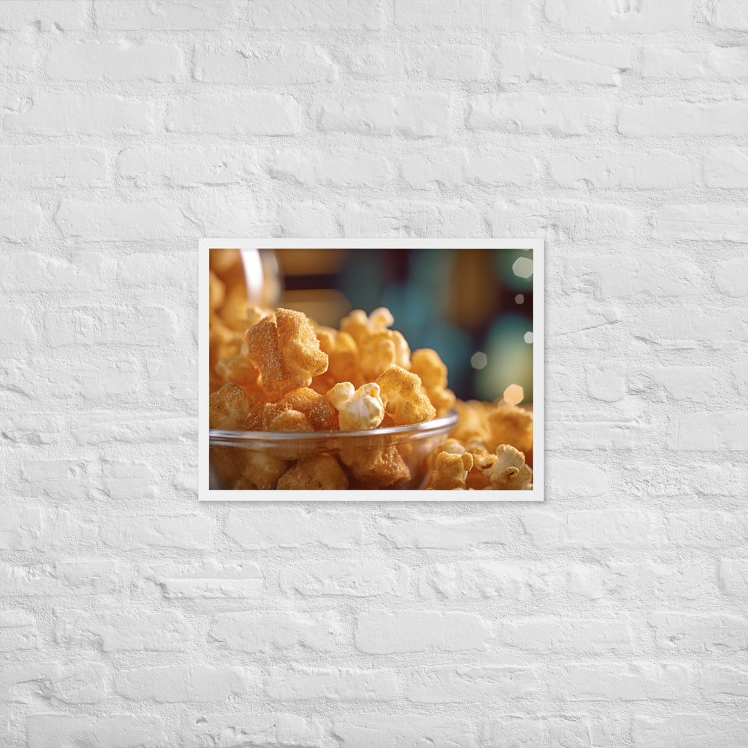 Cinnamon Sugar Popcorn Framed poster 🤤 from Yumify.AI