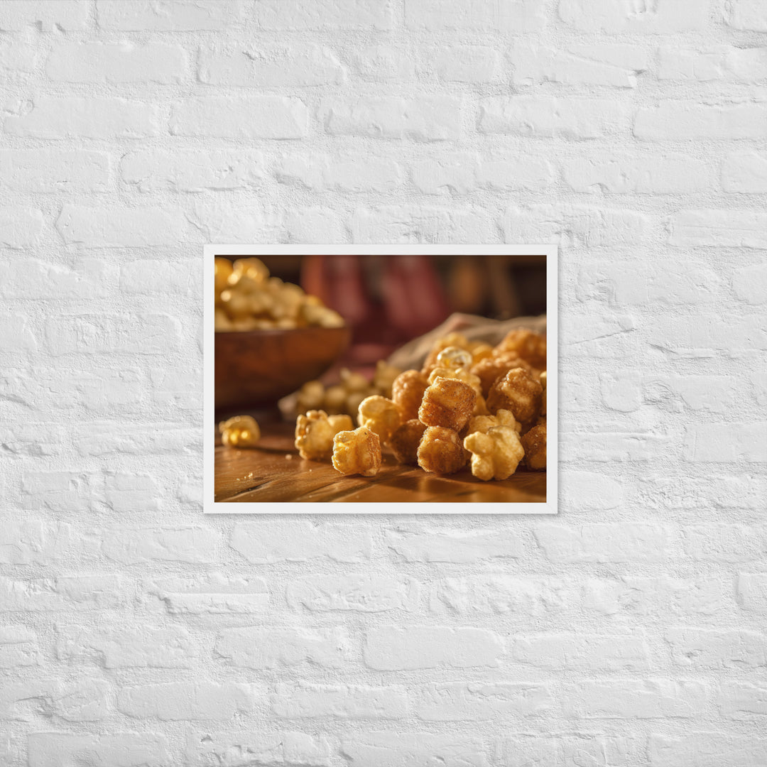 Cinnamon Sugar Popcorn Framed poster 🤤 from Yumify.AI