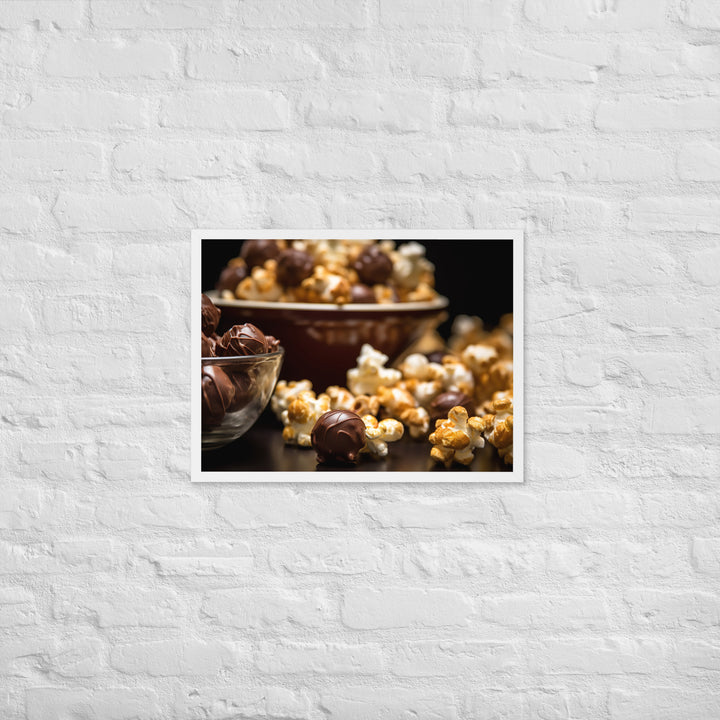 Chocolate Popcorn Framed poster 🤤 from Yumify.AI