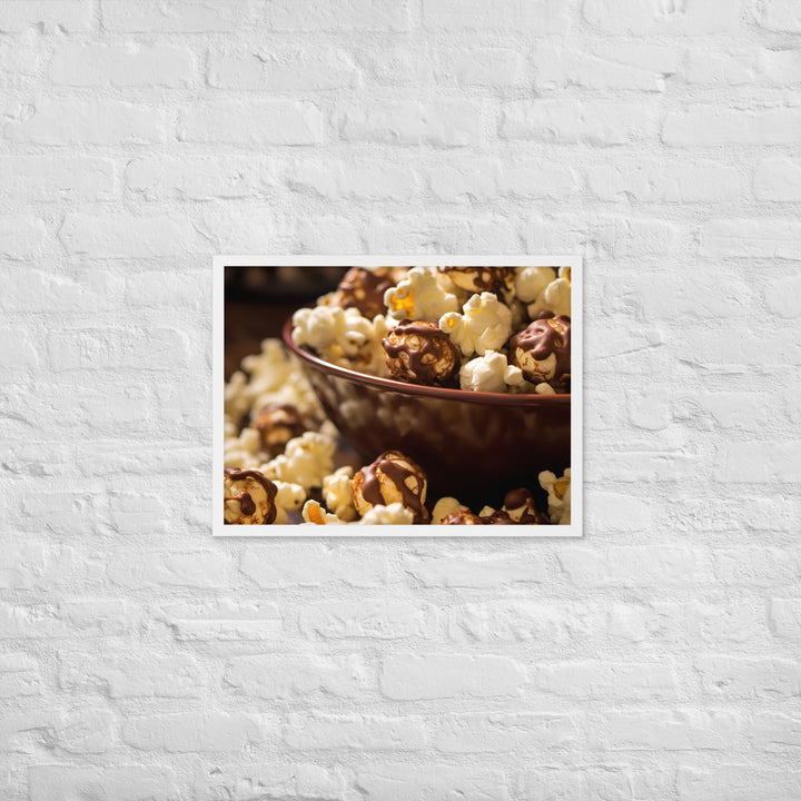 Chocolate Popcorn Framed poster 🤤 from Yumify.AI