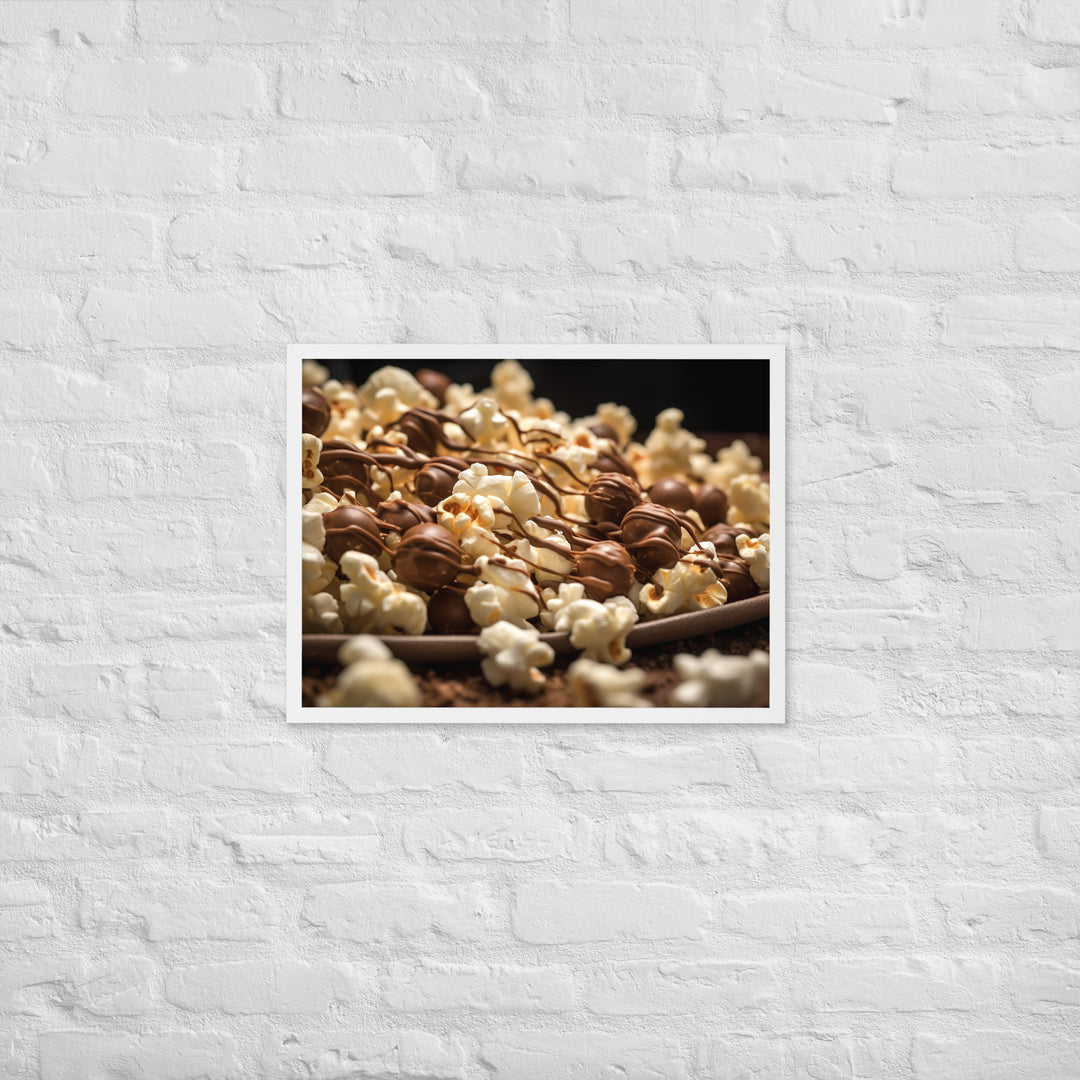 Chocolate Popcorn Framed poster 🤤 from Yumify.AI