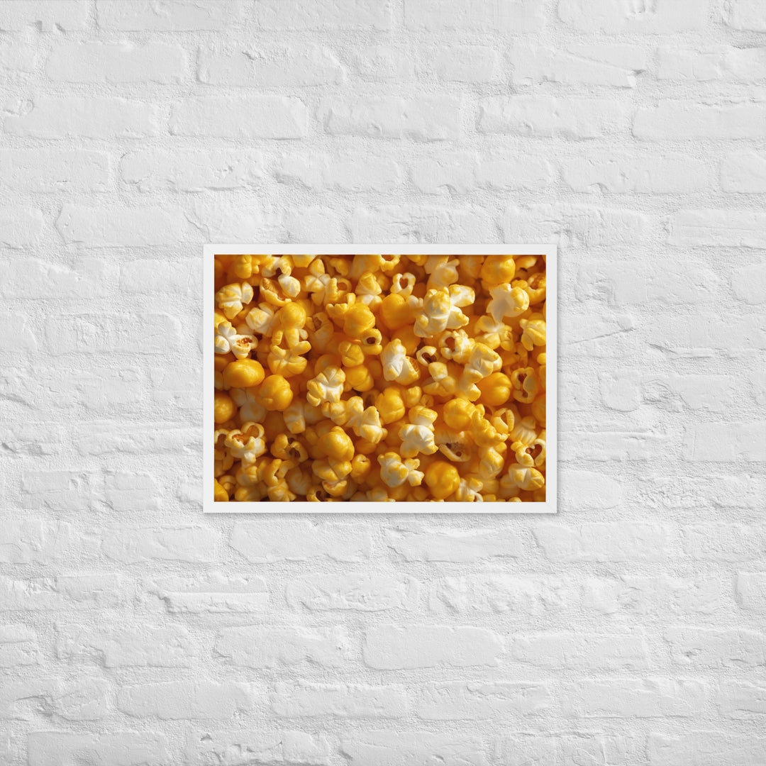 Cheese Popcorn Framed poster 🤤 from Yumify.AI