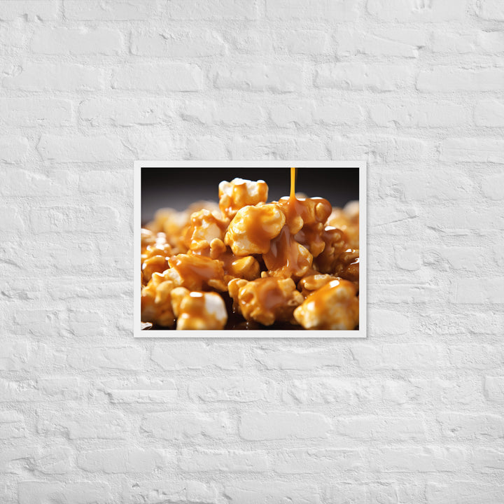 Caramel Popcorn Framed poster 🤤 from Yumify.AI