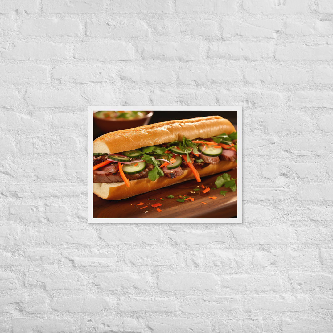 Banh Mi Framed poster 🤤 from Yumify.AI