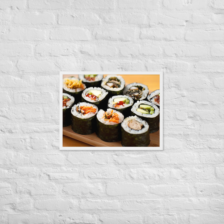 Kimbap Framed poster 🤤 from Yumify.AI