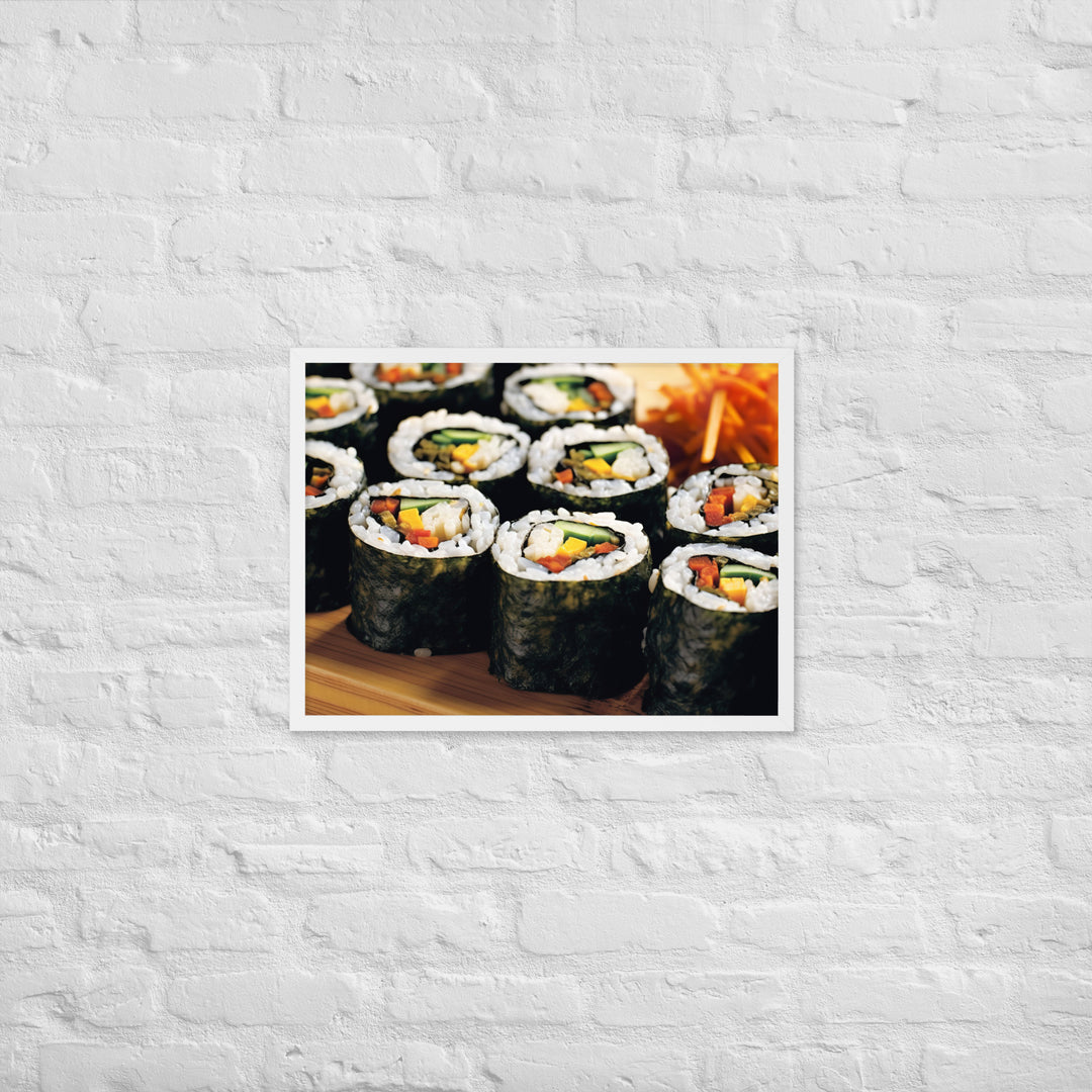 Kimbap Framed poster 🤤 from Yumify.AI