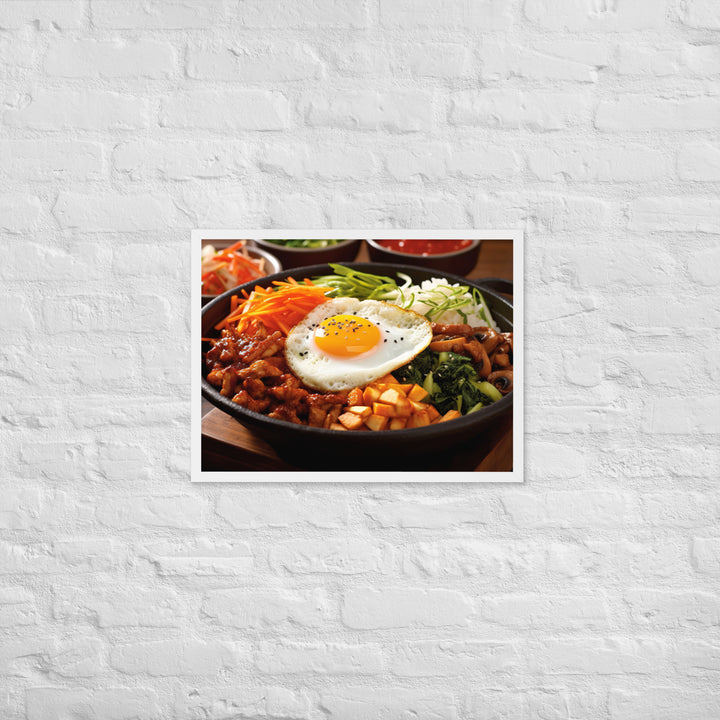 Bibimbap Framed poster 🤤 from Yumify.AI