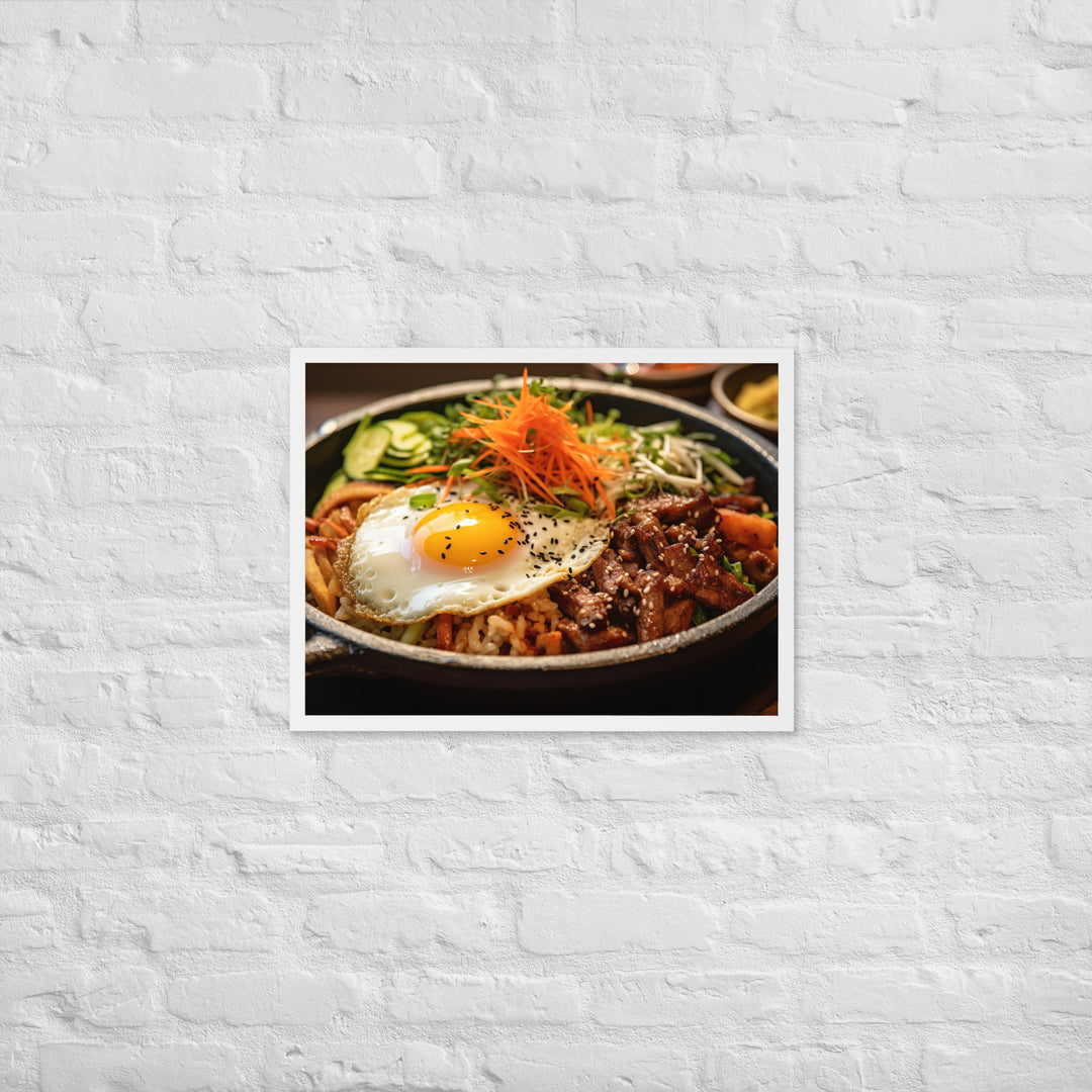 Bibimbap Framed poster 🤤 from Yumify.AI