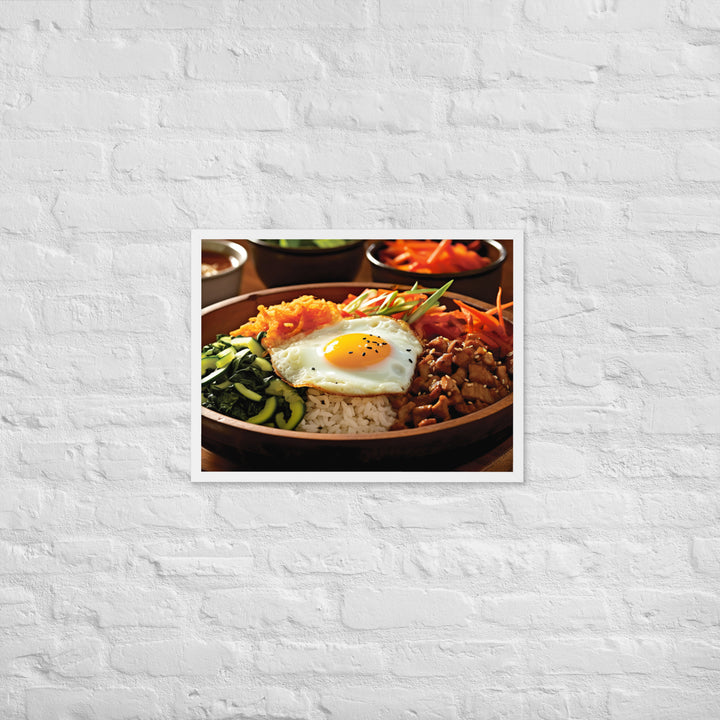 Bibimbap Framed poster 🤤 from Yumify.AI