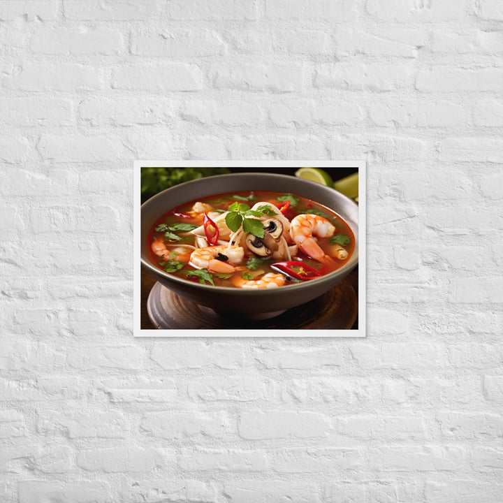 Tom Yum Soup Framed poster 🤤 from Yumify.AI