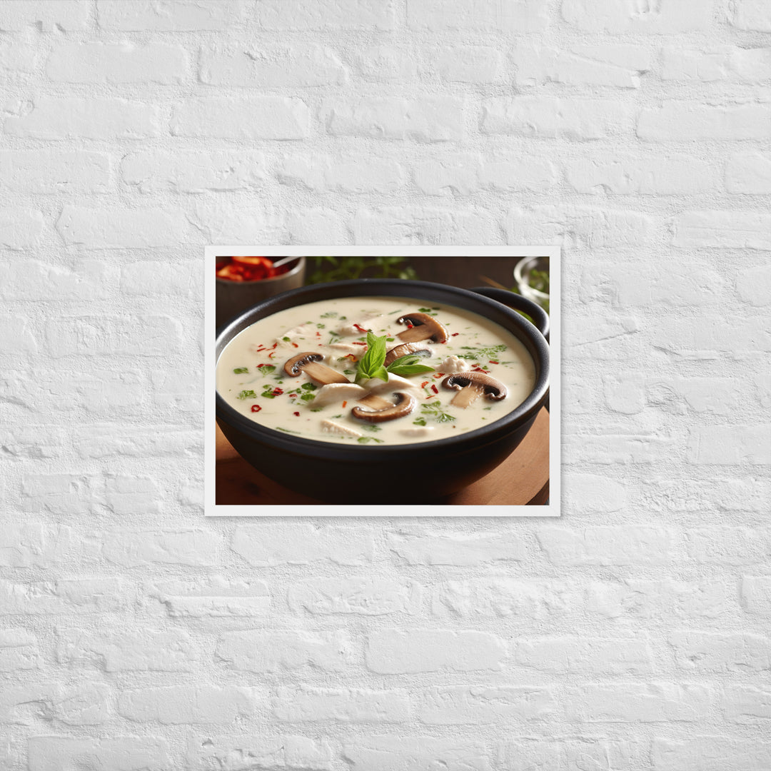 Tom Kha Gai Framed poster 🤤 from Yumify.AI