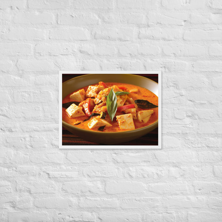 Red Curry Framed poster 🤤 from Yumify.AI