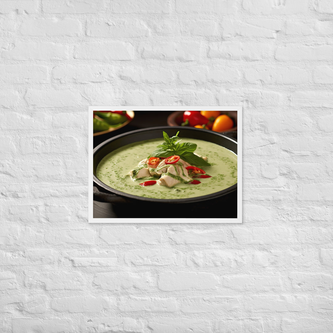 Green Curry Framed poster 🤤 from Yumify.AI