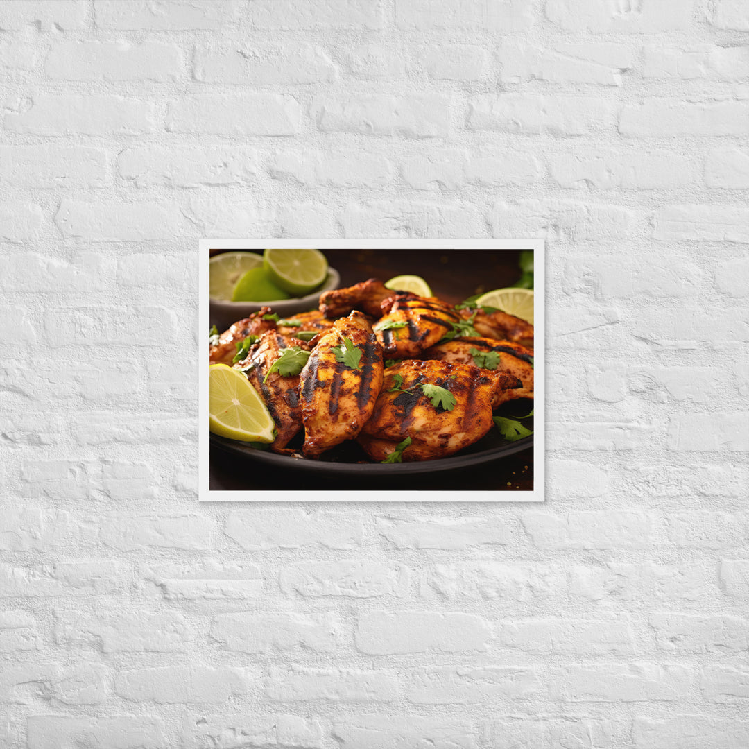 Tandoori Chicken Framed poster 🤤 from Yumify.AI