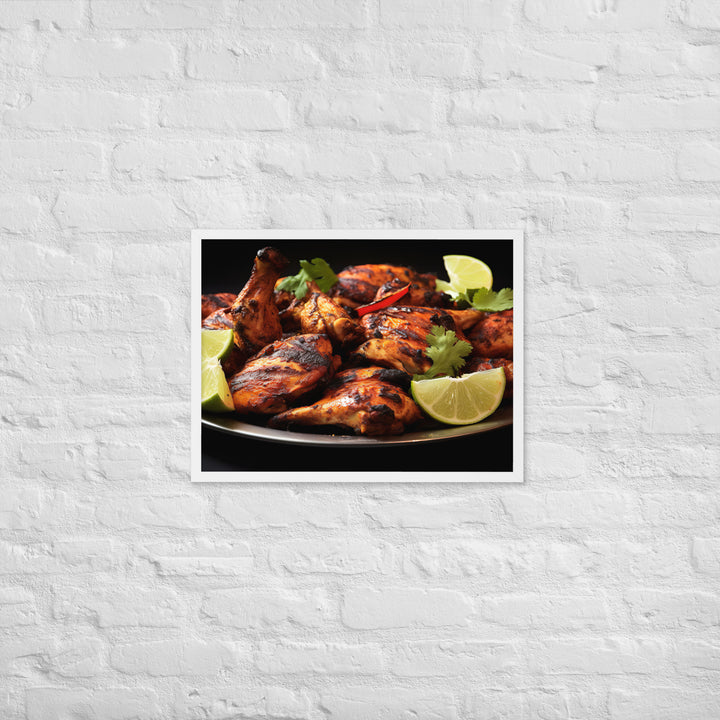 Tandoori Chicken Framed poster 🤤 from Yumify.AI