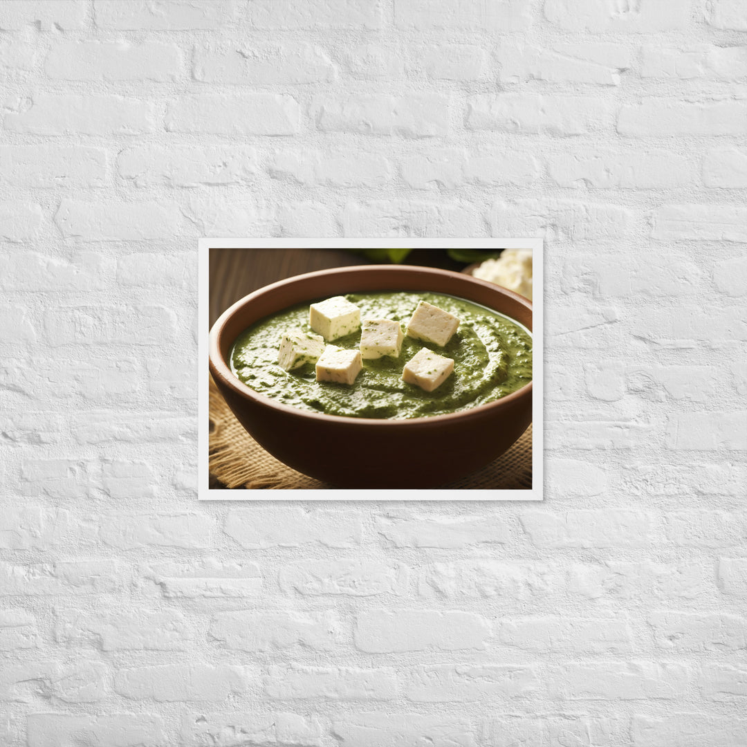 Palak Paneer Framed poster 🤤 from Yumify.AI