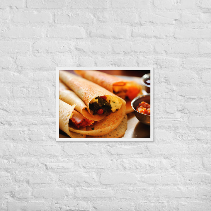 Masala Dosa Framed poster 🤤 from Yumify.AI