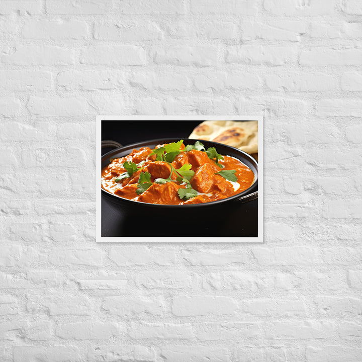 Butter Chicken Framed poster 🤤 from Yumify.AI