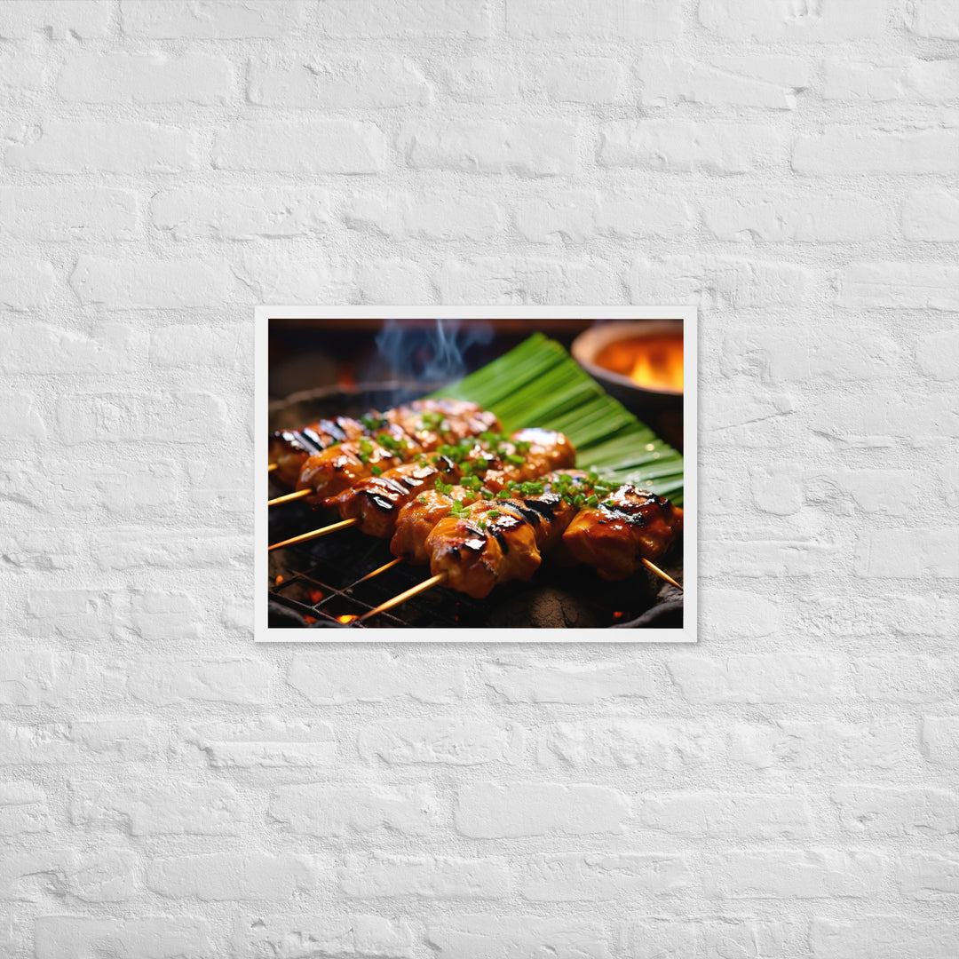 Yakitori Framed poster 🤤 from Yumify.AI