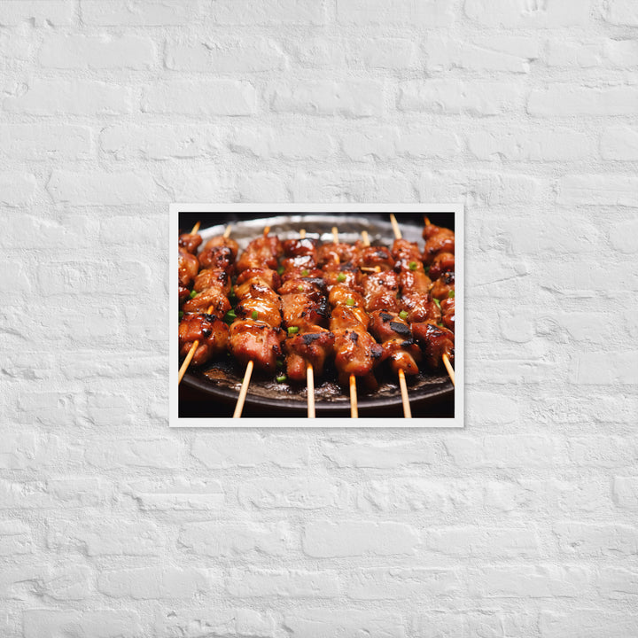 Yakitori Framed poster 🤤 from Yumify.AI