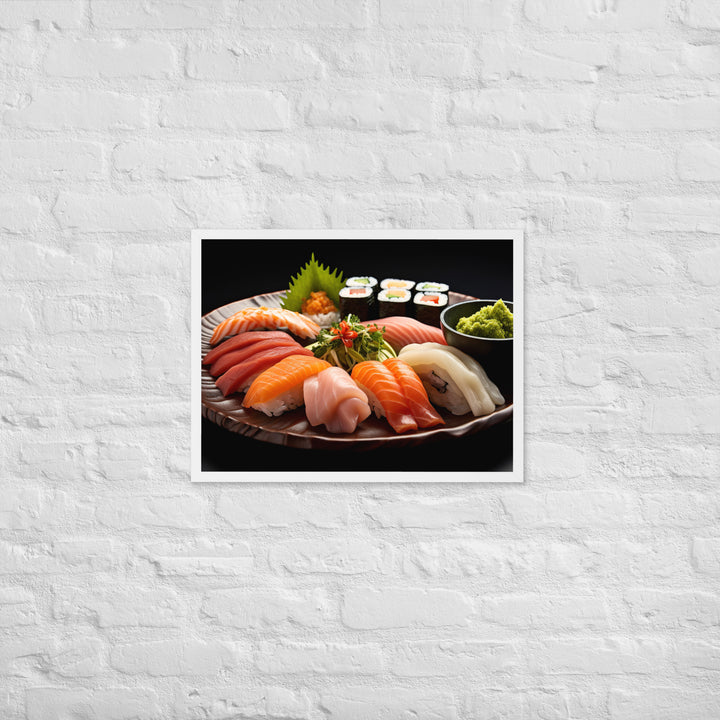 Sushi Framed poster 🤤 from Yumify.AI