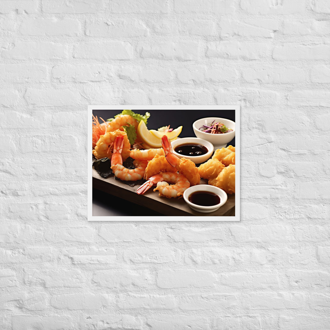 Tempura Framed poster 🤤 from Yumify.AI