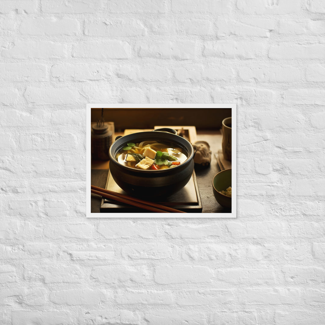 Miso Soup Framed poster 🤤 from Yumify.AI