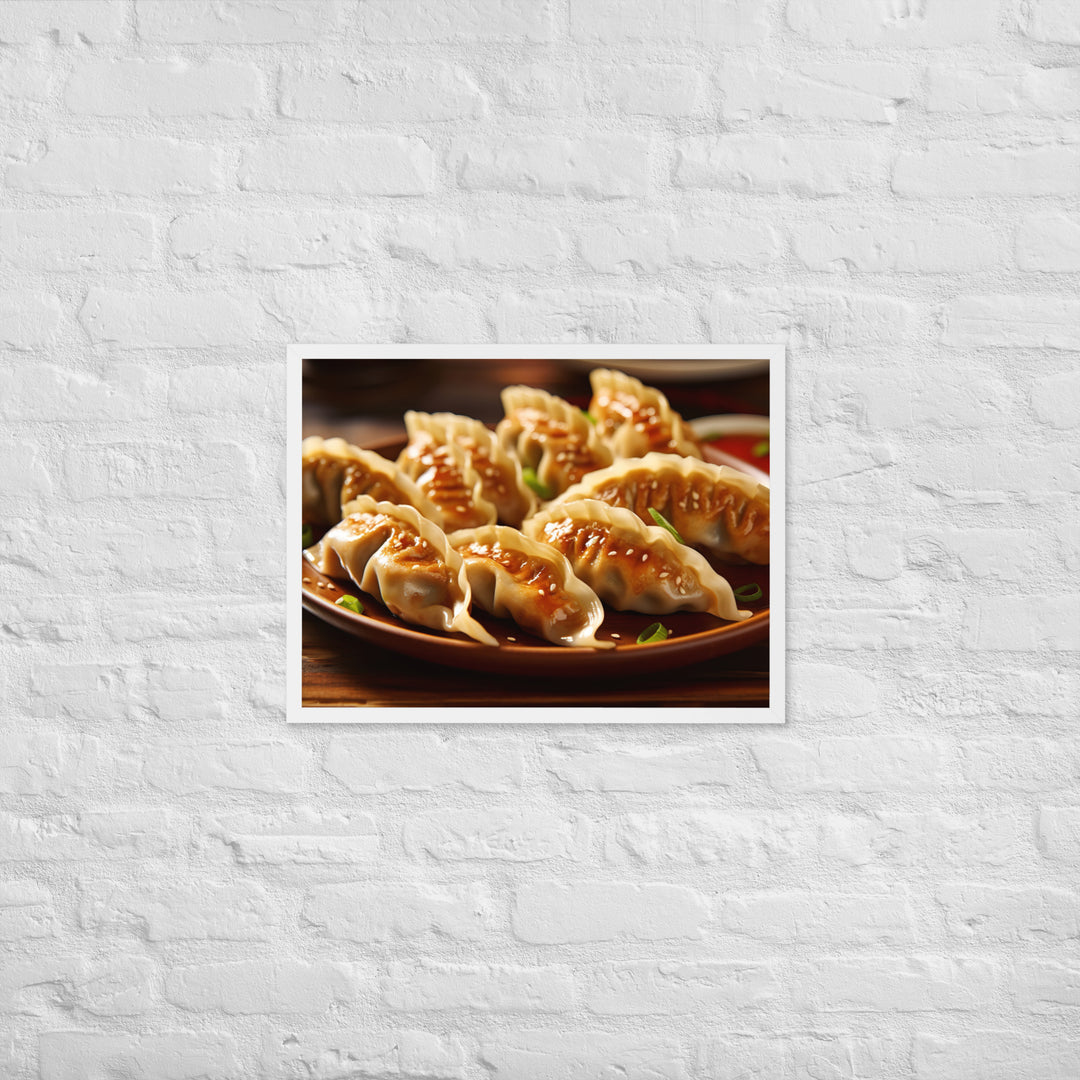 Gyoza Framed poster 🤤 from Yumify.AI