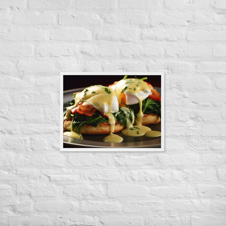 Florentine Eggs Benedict Framed poster 🤤 from Yumify.AI