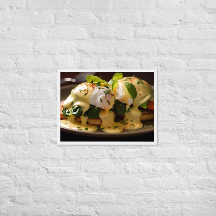 Florentine Eggs Benedict Framed poster 🤤 from Yumify.AI