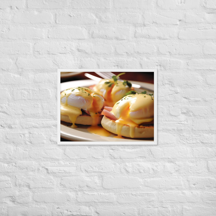 Classic Eggs Benedict Framed poster 🤤 from Yumify.AI