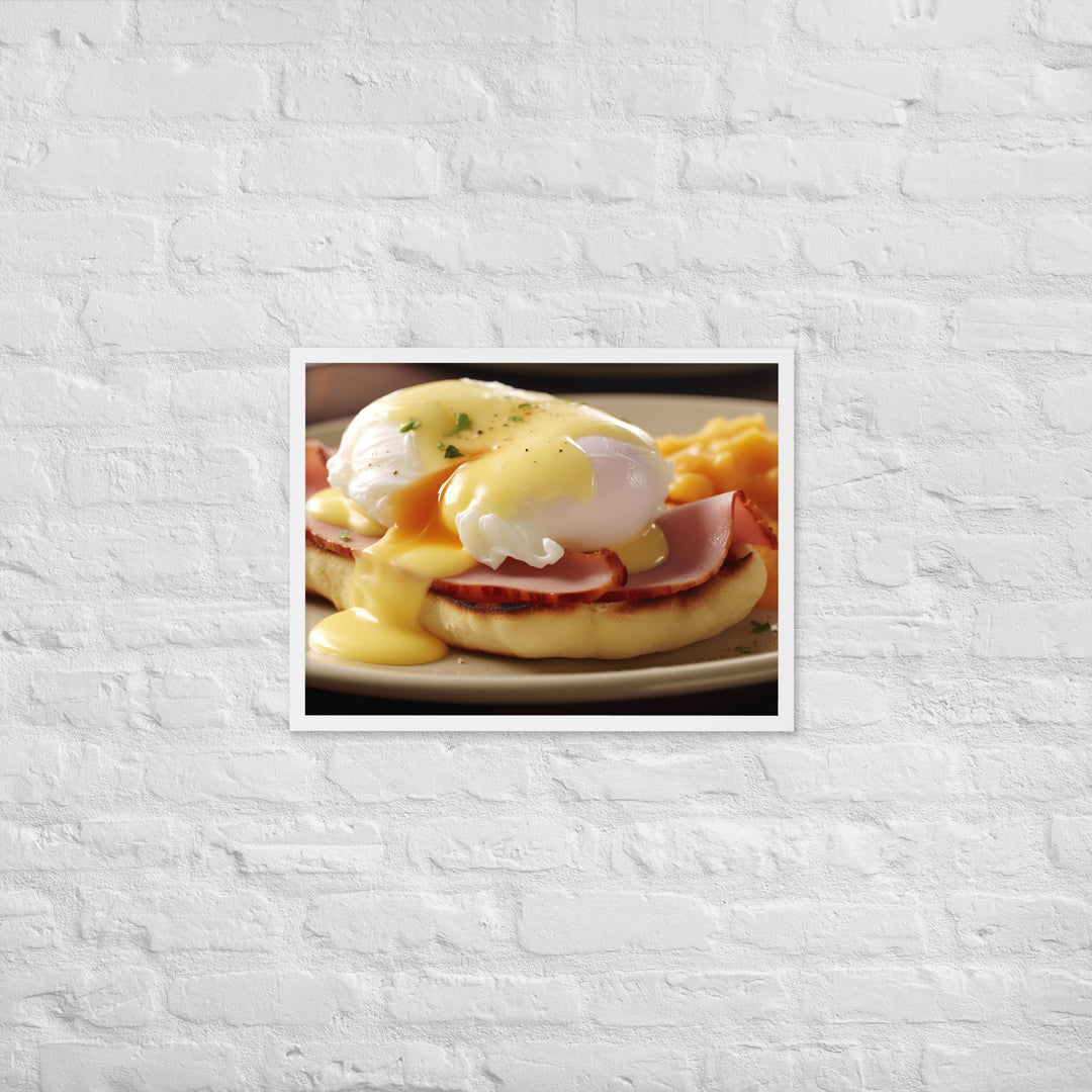 Classic Eggs Benedict Framed poster 🤤 from Yumify.AI