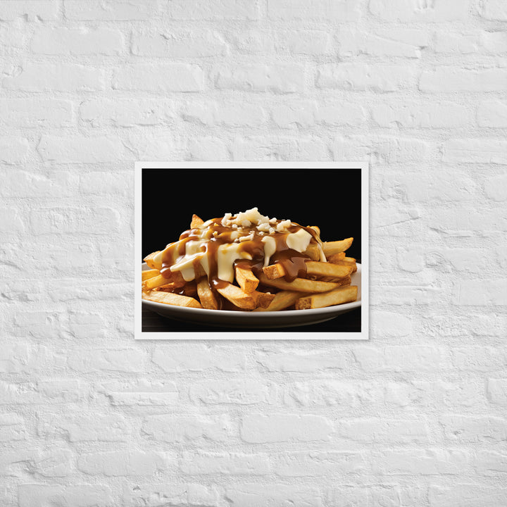 Poutine Framed poster 🤤 from Yumify.AI