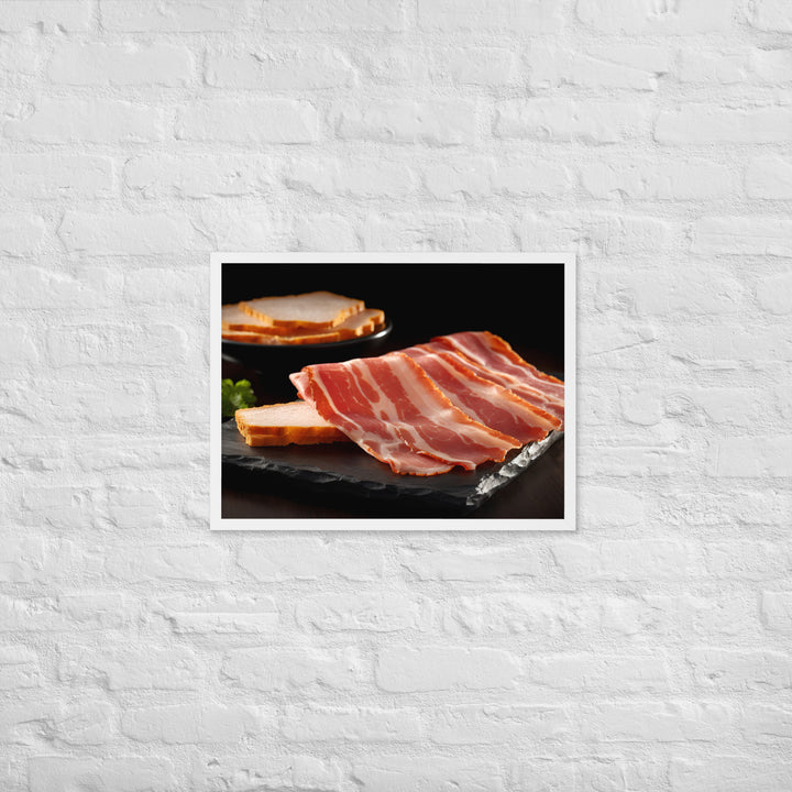 Canadian Bacon Framed poster 🤤 from Yumify.AI