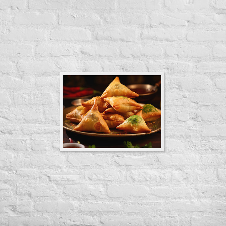 Samosa Framed poster 🤤 from Yumify.AI