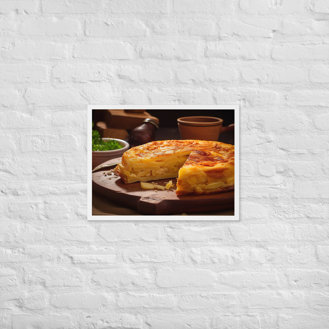 Tortilla Espaola Framed poster 🤤 from Yumify.AI