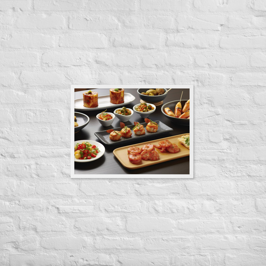 Tapas Framed poster 🤤 from Yumify.AI