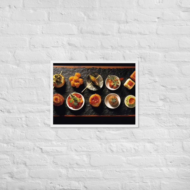 Tapas Framed poster 🤤 from Yumify.AI