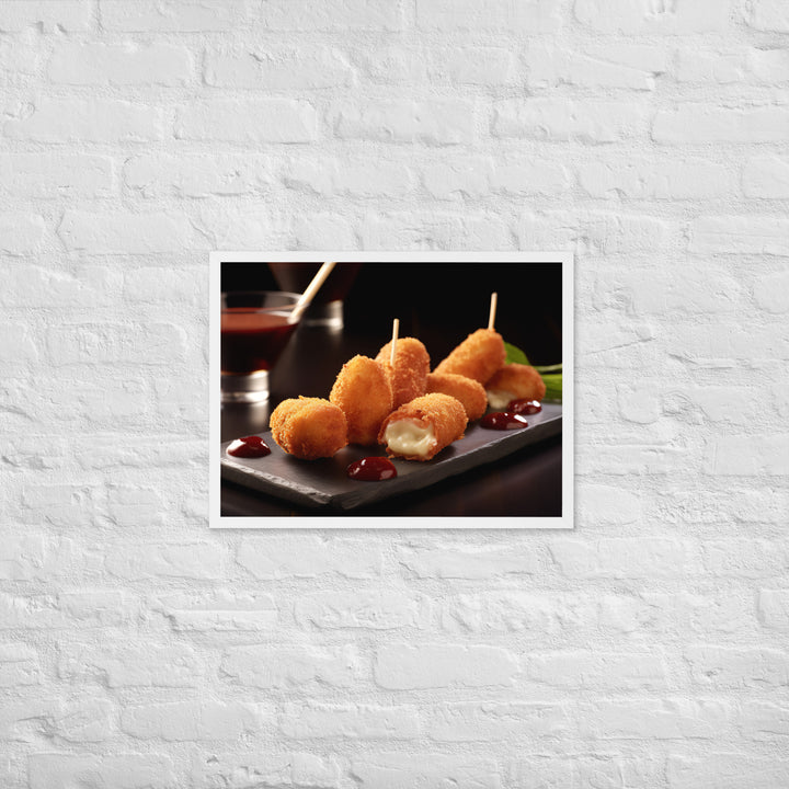 Jamn Serrano Croquettes Framed poster 🤤 from Yumify.AI