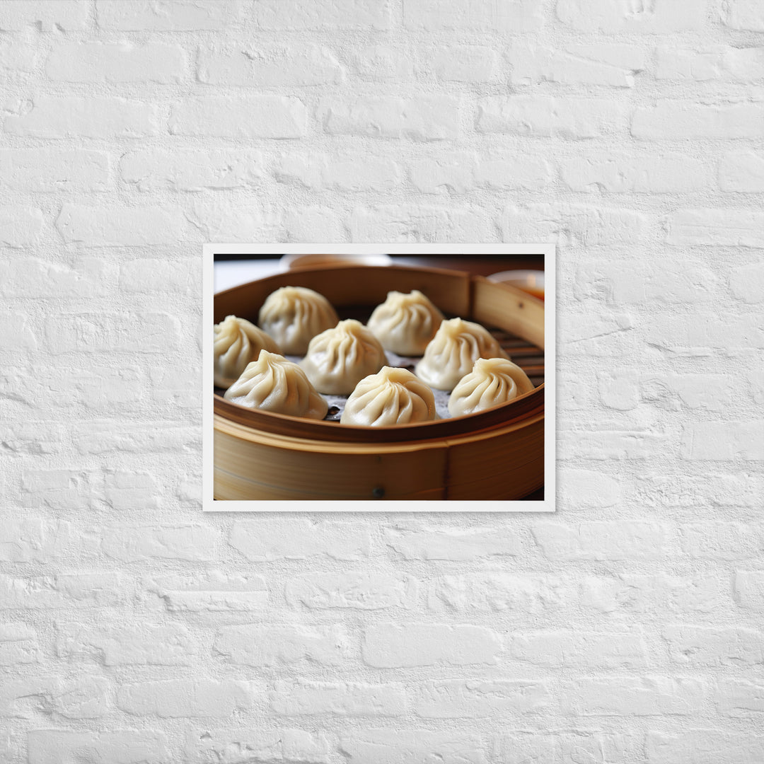 Xiaolongbao Framed poster 🤤 from Yumify.AI