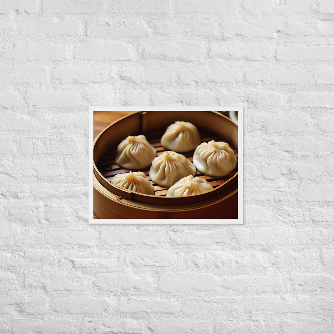 Xiaolongbao Framed poster 🤤 from Yumify.AI